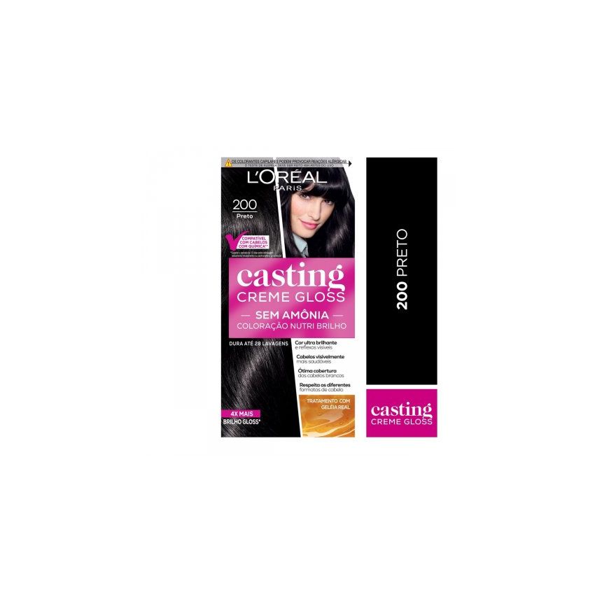 TINTURA CASTING CREME GLOSS PRETO 200
