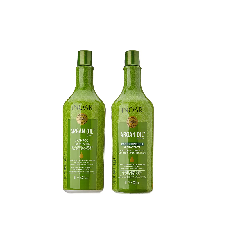 KIT SHAMPOO E CONDICIONADOR OLEO DE ARGAN DE 1L CADA