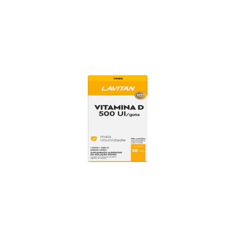 LAVITAN VITAMINA D 500UI COM 10ML