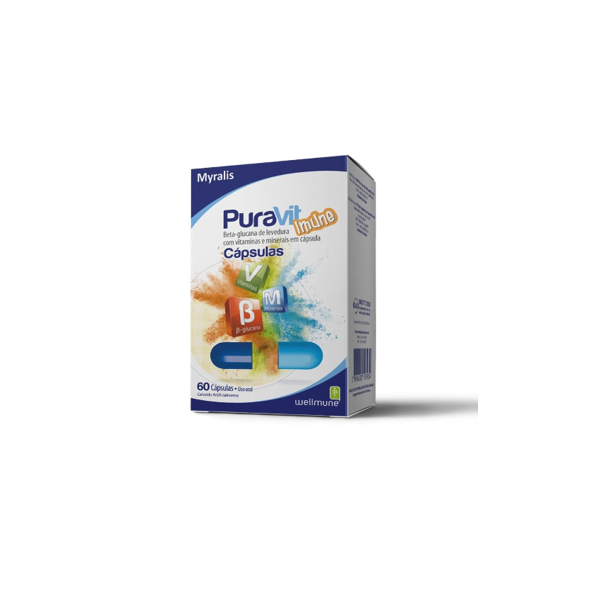 PURAVIT IMUNE COM 60 CÁPSULAS-MYRALIS-