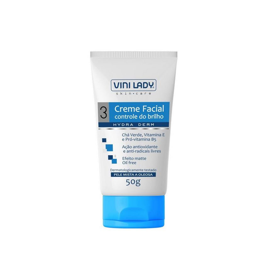 CREME FACIAL VINI LADY CONTROLE DO BRILHO 50G