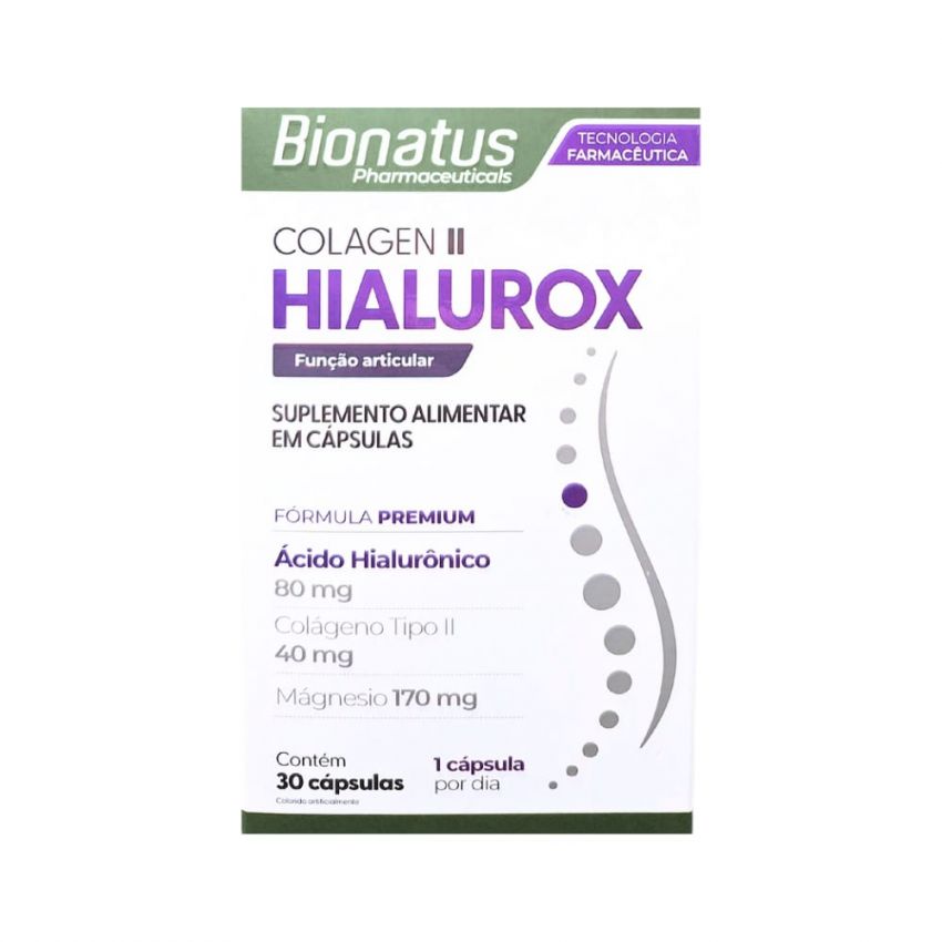 COLAGEN II HIALUROX COM 30 CAPSULAS