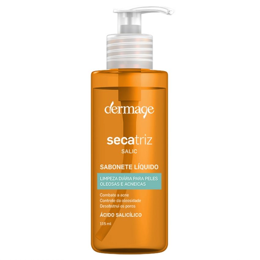 DERMAGE SABONETE LIQUIDO SECATRIZ SALIC 115ML