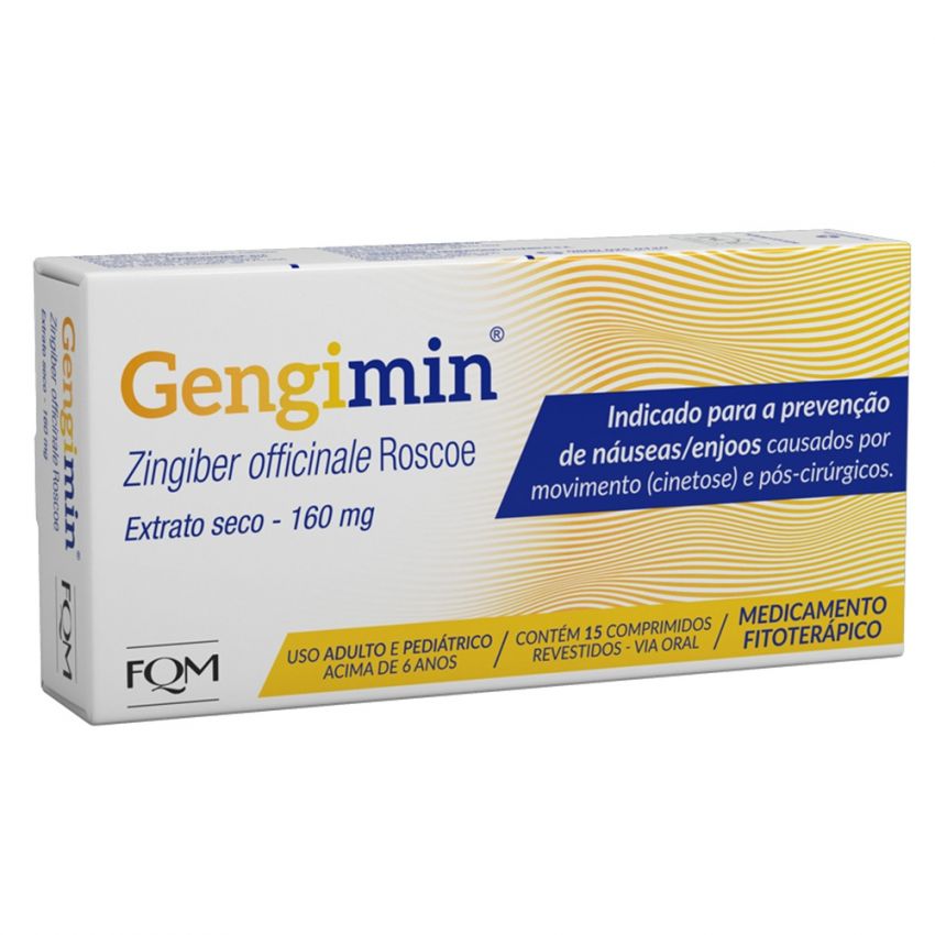 GENGIMIN 160 MG COM 15 COMPRIMIDOS