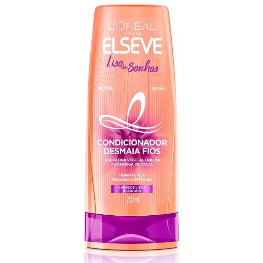 CONDICIONADOR ELSEVE LISO DOS SONHOS200 ML
