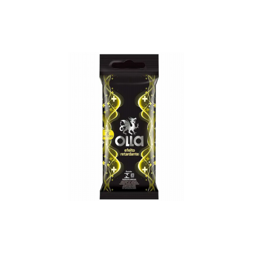 PRESERVATIVO OLLA EFEITO RETARDANTE COM 6 UNIDADES 