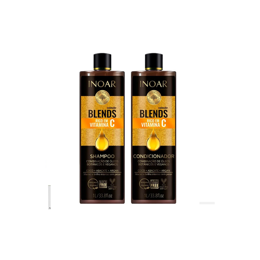 KIT SHAMPOO E CONDICIONADOR BLENDS DE 1L CADA