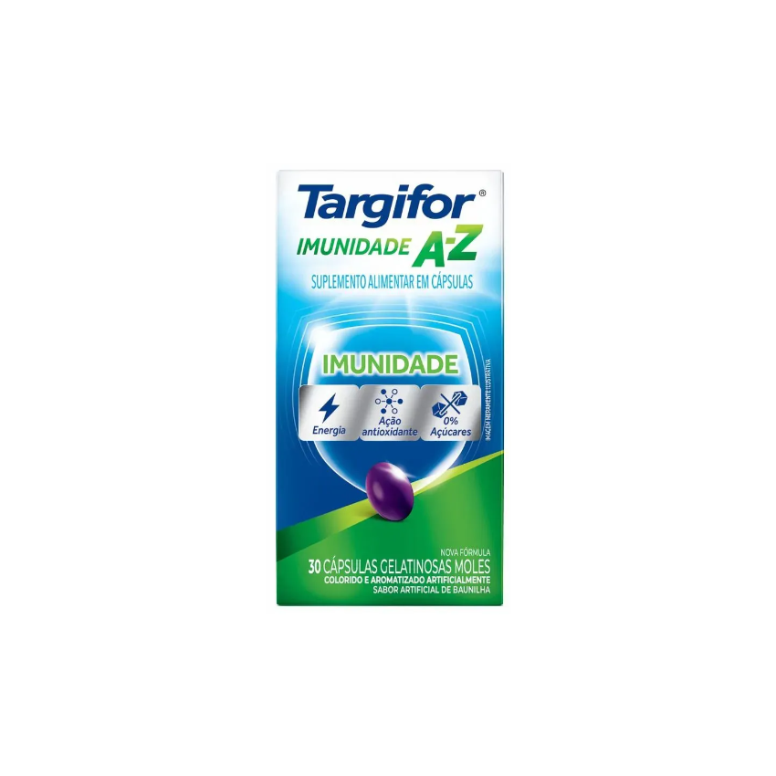 TARGIFOR IMUNIDADE A-Z 30 CÁPSULAS MOLES 