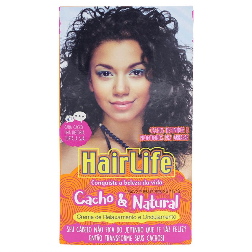 CREME DE RELAXAMENTO HAIR LIFE CACHO&NATURAL 180G