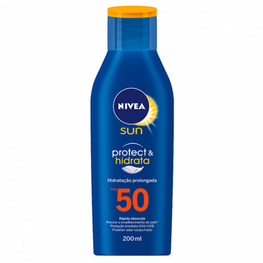 PROTETOR SOLAR NIVEA SUN FPS 50 COM 200ML