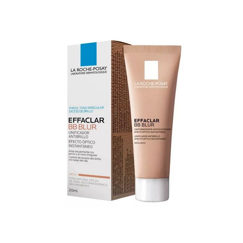 EFFACLAR BB BLUR MOUSSE PELE MÉDIA LA ROCHE-POSAY 20ML 