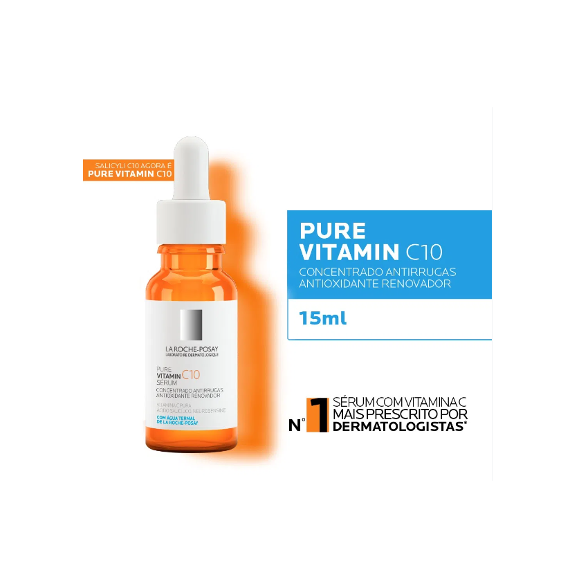 SERUM ANTIRRUGAS LA ROCHE-POSAY PURE VITAMIN C10 15ML