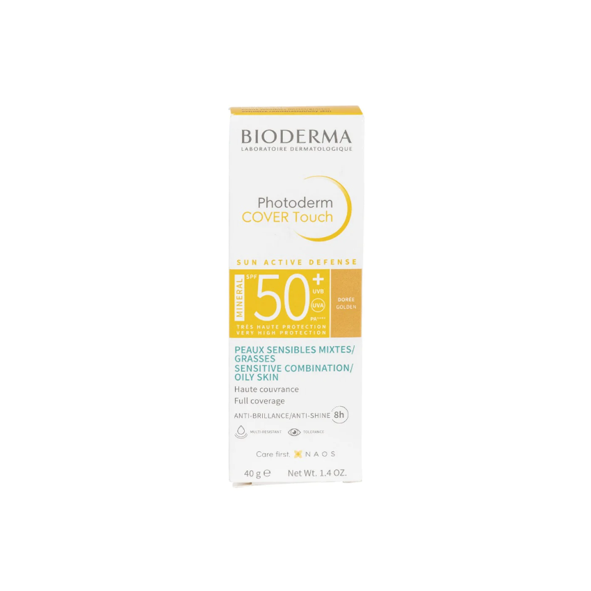 PROTETOR SOLAR PHOTODERM COVER TOUCH FPS50+ DOURADO 40GR