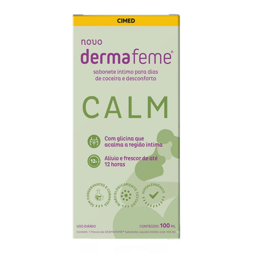 DERMAFEME CALM SABONETE ÍNTIMO 100ML