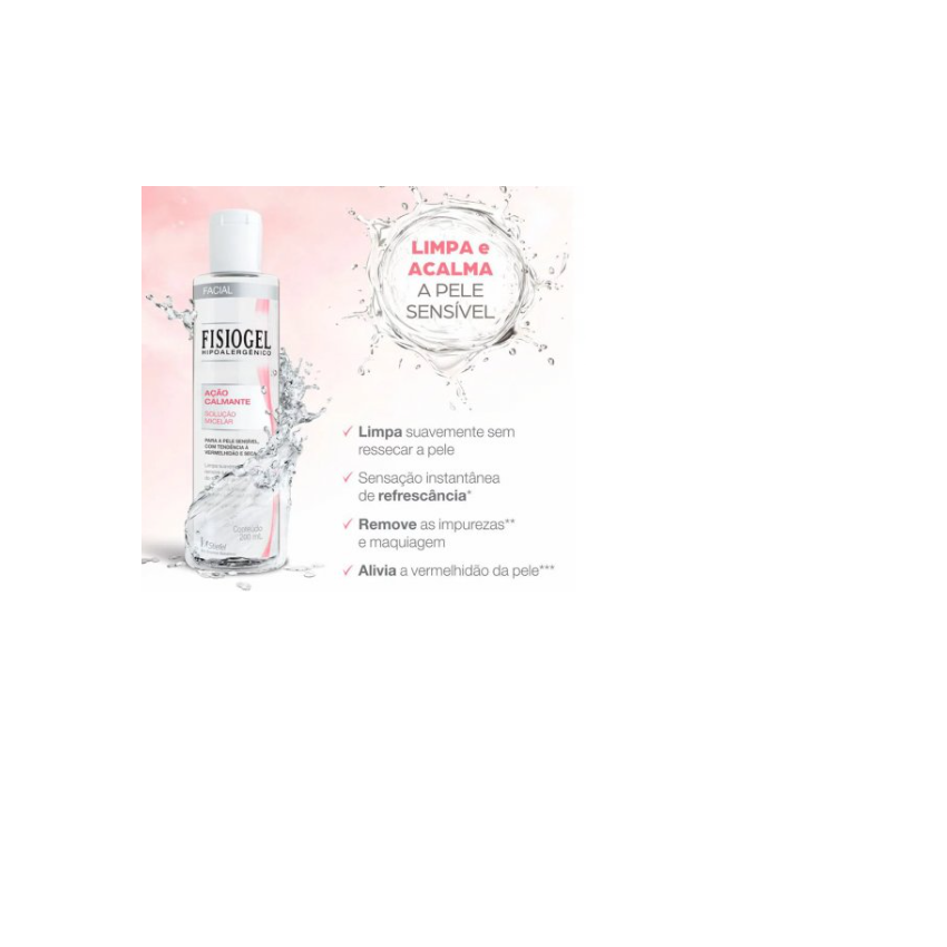 SOLUÇÃO MICELAR FISIOGEL AI 200ML