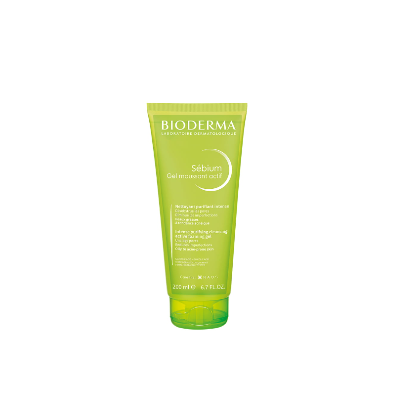 SEBIUM GEL MOUSSANT ACTIF BIODERMA GEL DE LIMPEZA 200ML