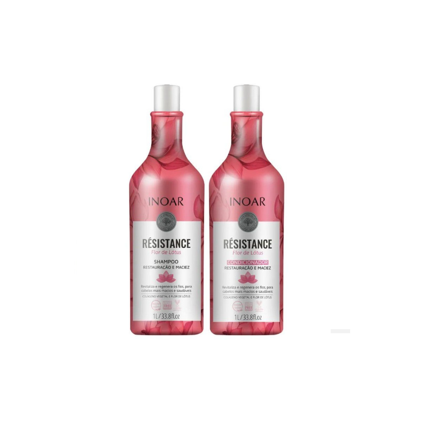 KIT SHAMPOO E CONDICIONADOR FLOR DE LOTUS 1L CADA