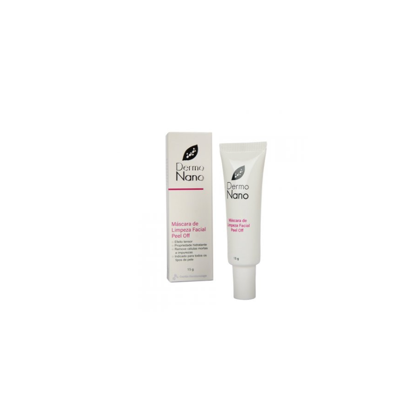 MÁSCARA DE LIMPEZA FACIAL PEEL OFF DERMO NANO 15G 12/2023