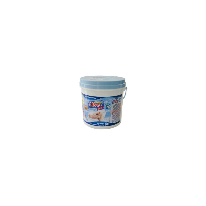 BALDE LENÇO USE IT COM 400 FOLHAS AZUL