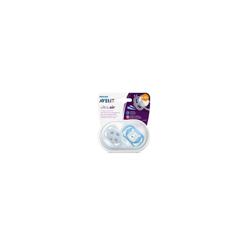 CHUPETA AVENT ULTRA AIR 6-18M COM 2 UNIDADES.