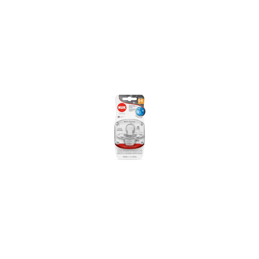CHUPETA NUK GENIUS 100%SILICONE PA7327-1N