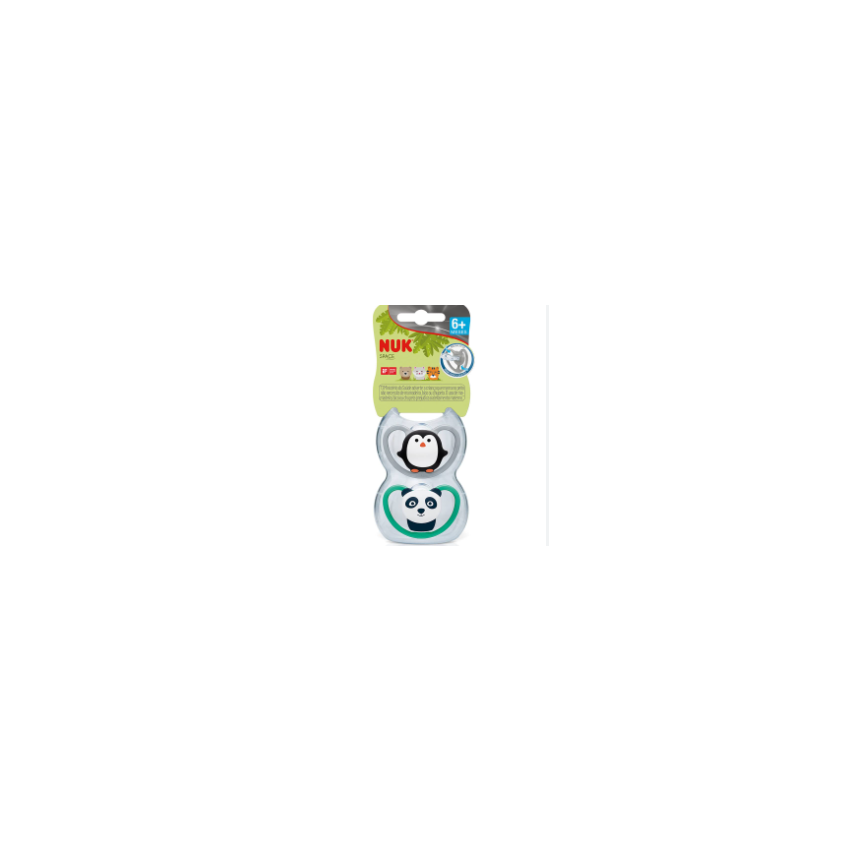CHUPETA NUK SPACE BOY TAMANHO 2 PARA 6 MESES+ COM 2 UNIDADES