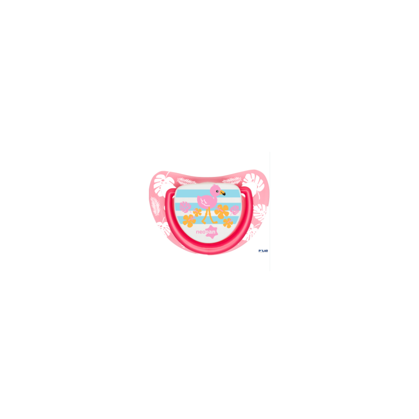 CHUPETA ORTO N1 FLAMINGO REF.4872 ROSA