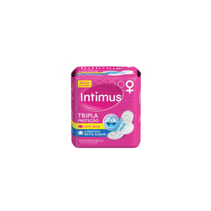 ABSORVENTE INTIMUS GEL SUAVE C/ABA C/8
