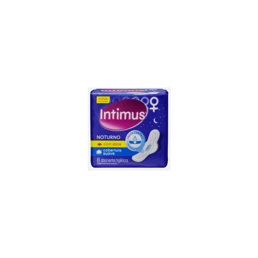 ABSORVENTE INTIMUS NOTURNO SV C/ ABAS C/8
