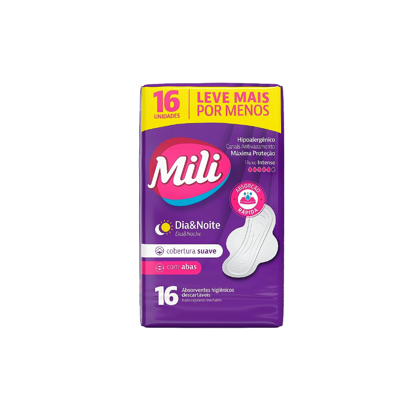 ABS MILI DIANOITE SUAVE COM ABAS 