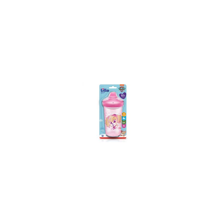 COPO ATIVAZAMENTO LILLO MAX PATRULHA CANINA ROSA 320ML