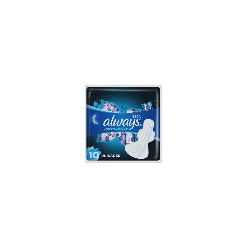 ABSORVENTE ALWAYS NOTURNO NOITES TRANQUILAS T.HIPER COM 10UN