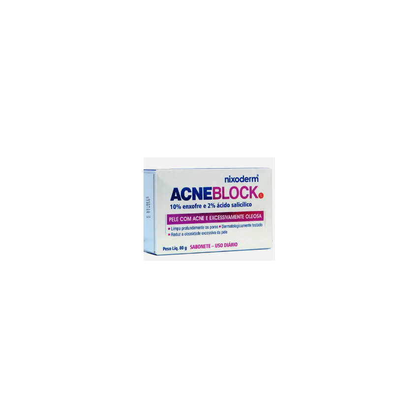 ACNEBLOCK S SABONETE COM 80G