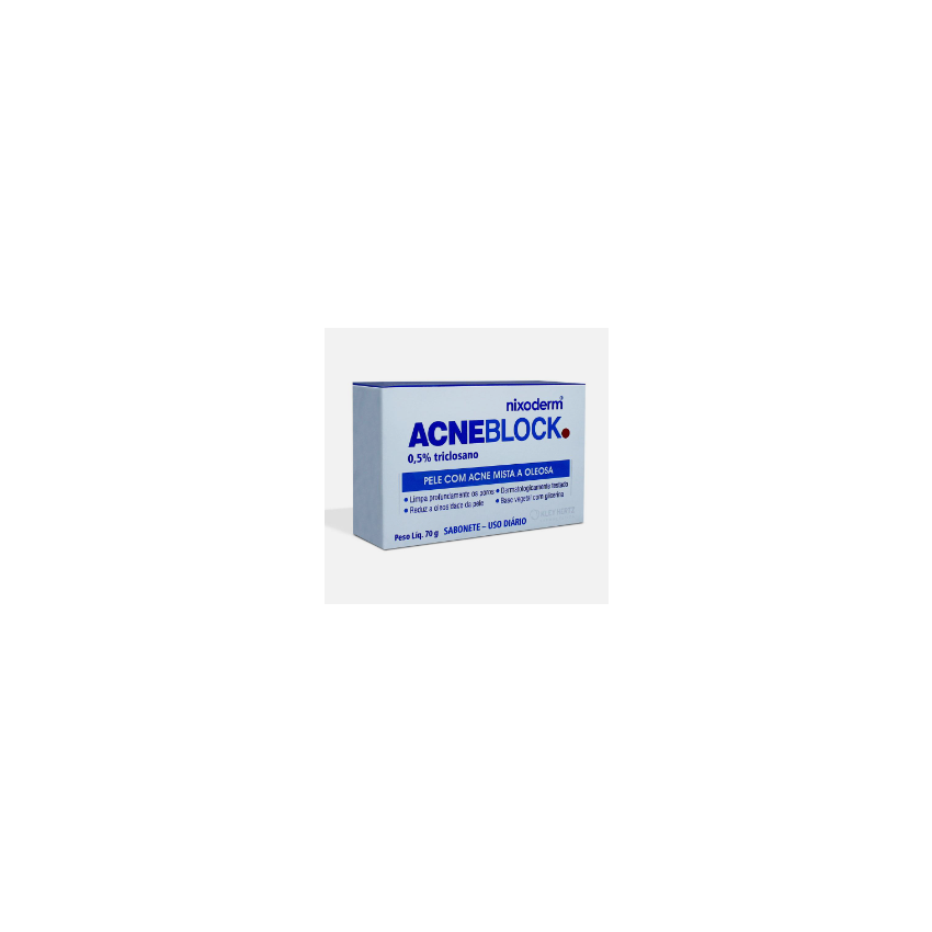 ACNEBLOCK SABONETE COM 70 GRAMAS