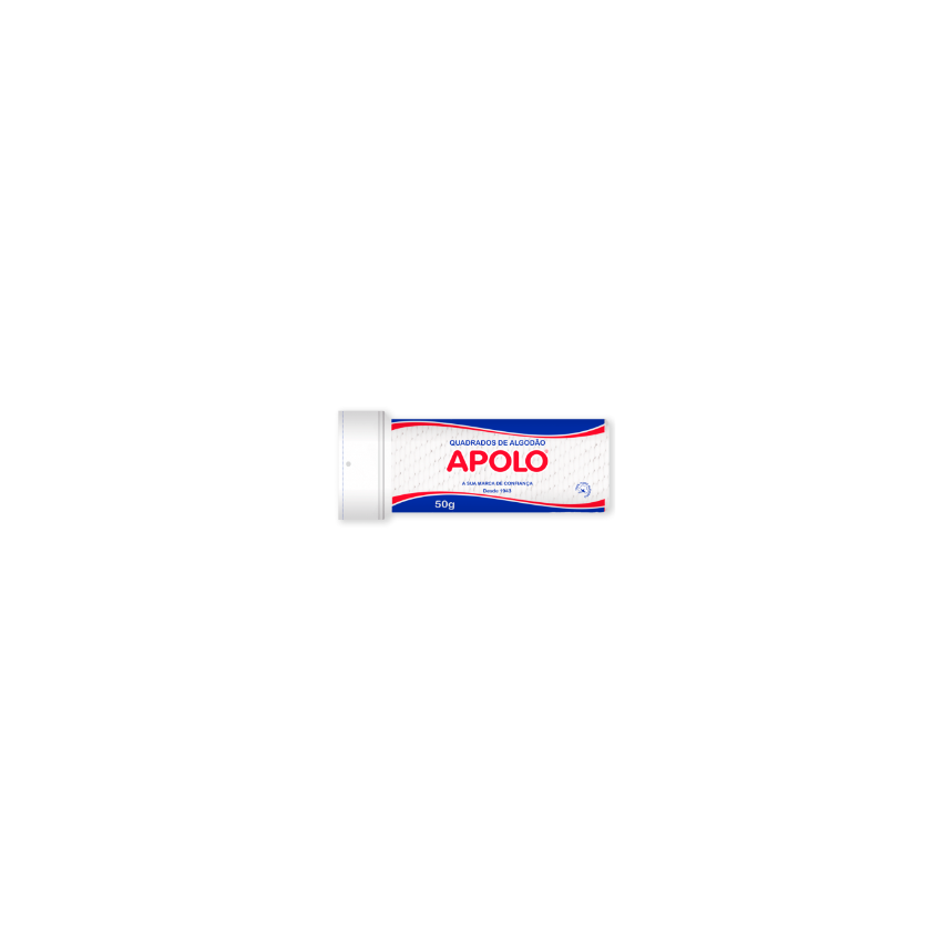 ALGODAO APOLO QUADRADO FACIAL ZIPLOCK 50G