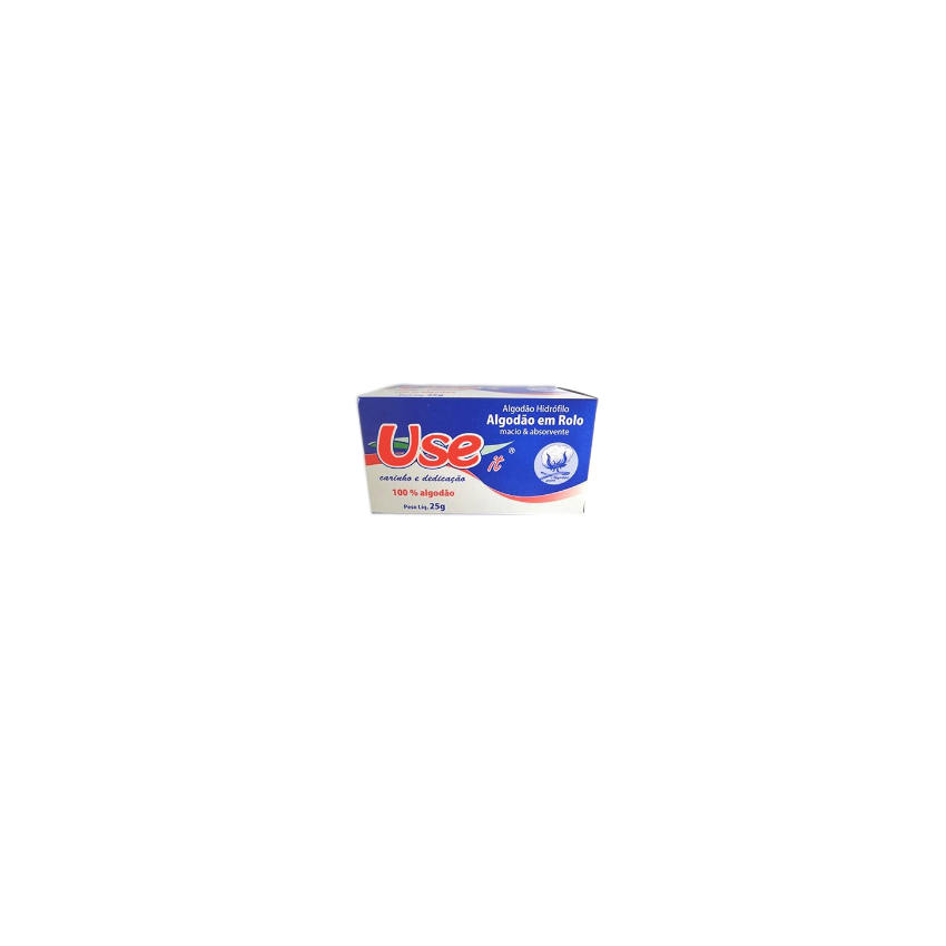 ALGODAO ROLO USE IT 25 GRS