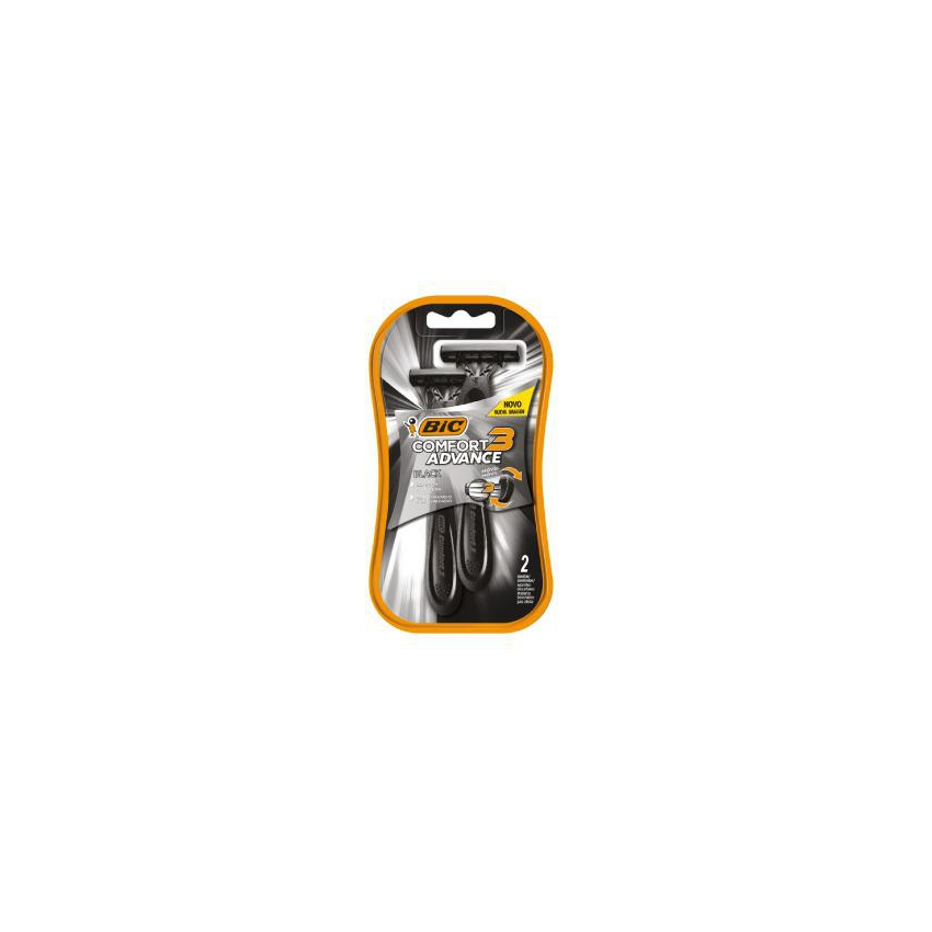 APARELHO DE BARBEAR BIC COMFORT 3 BLACK C/2