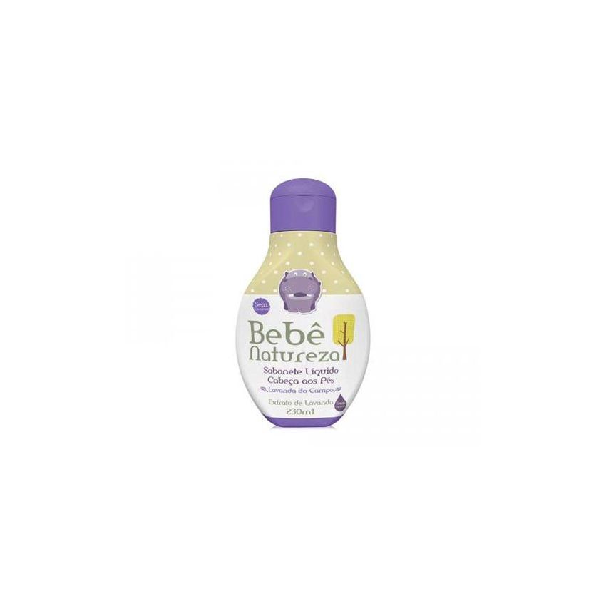 SABONETE LÍQUIDO BEBÊ NATUREZA LAVANDA DO CAMPO 230ML