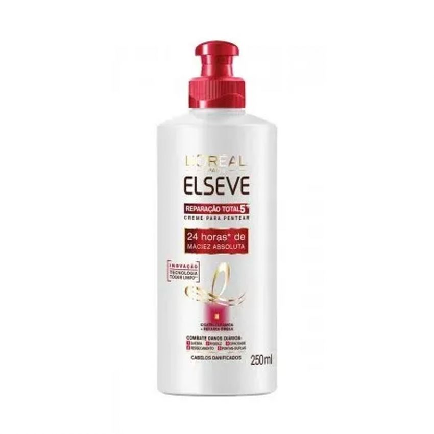 CREME PARA PENTEAR ELSÉVE REPARAÇÃO TOTAL 5+ 250ML.