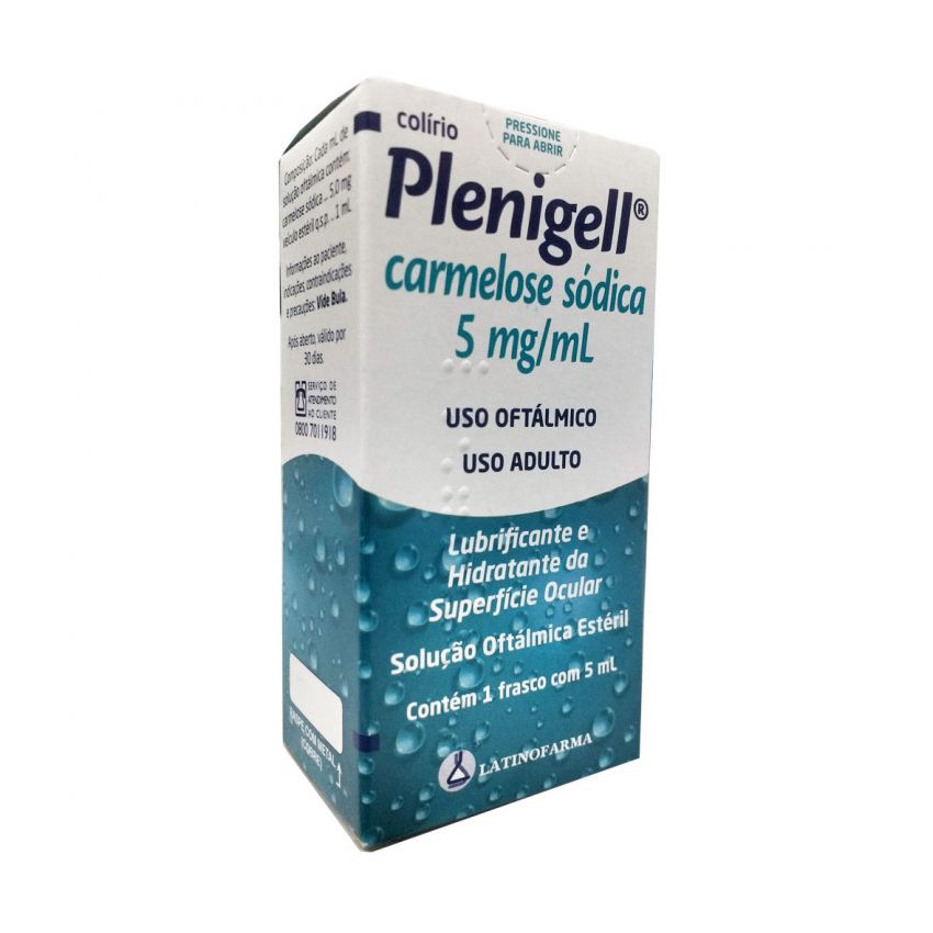 PLENIGELL COLIRIO COM 5ML
