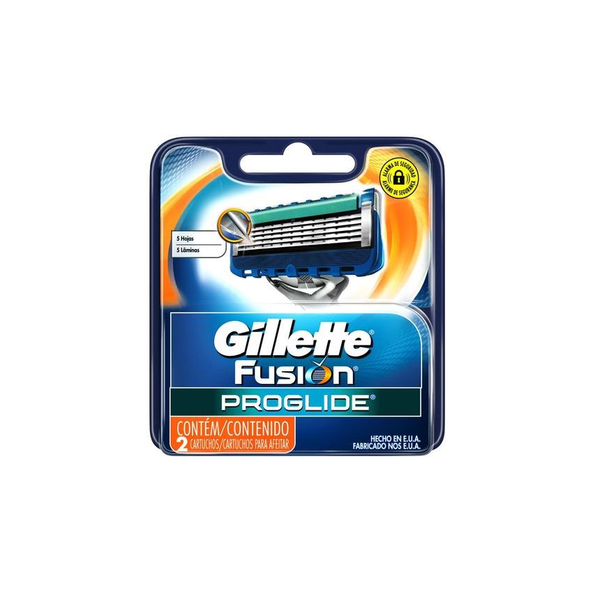 CARGA GILLETTE FUSION COM 2 UNIDADES