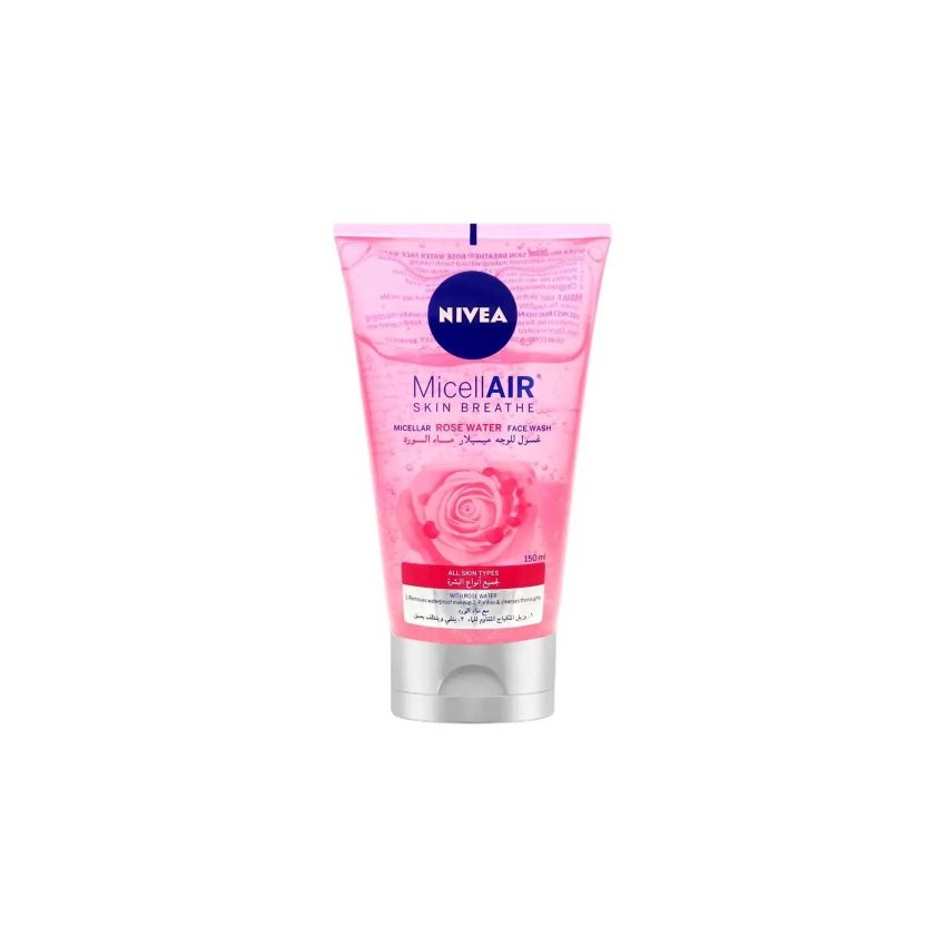 SABONETE EM GEL NIVEA MICELAR COM ÁGUA DE ROSAS 150ML