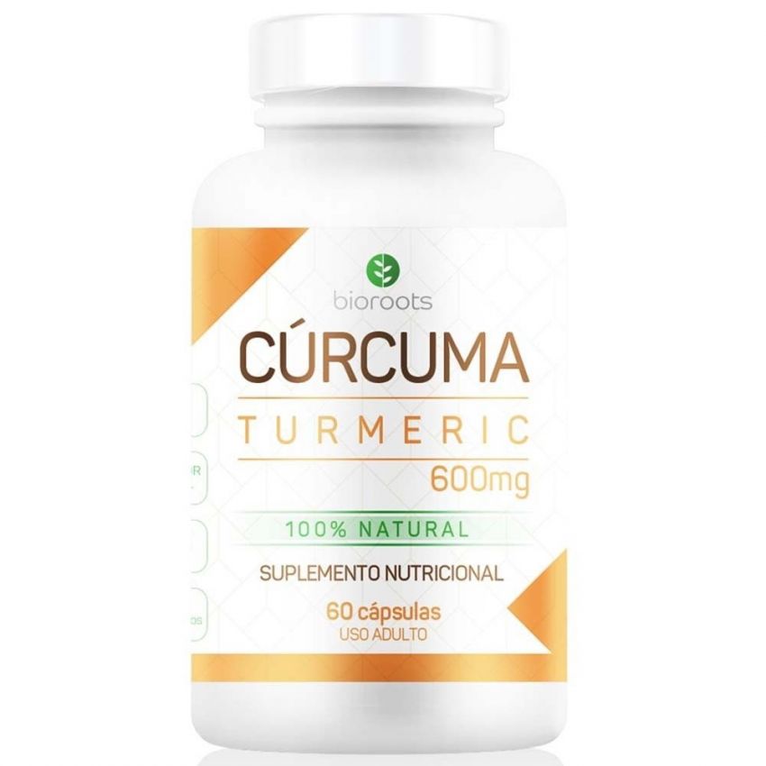 CURCUMA TURMERIC 600G COM 60 CÁPSULAS 