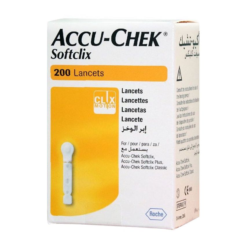 ACCU-CHEK SOFTCLIX COM 200 LANCETAS