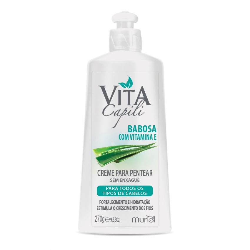 CREME PARA PENTEAR VITA CAPILI BABOSA 270G