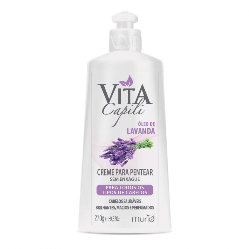 CREME PARA PENTEAR VITA CAPILI LAVANDA 270G