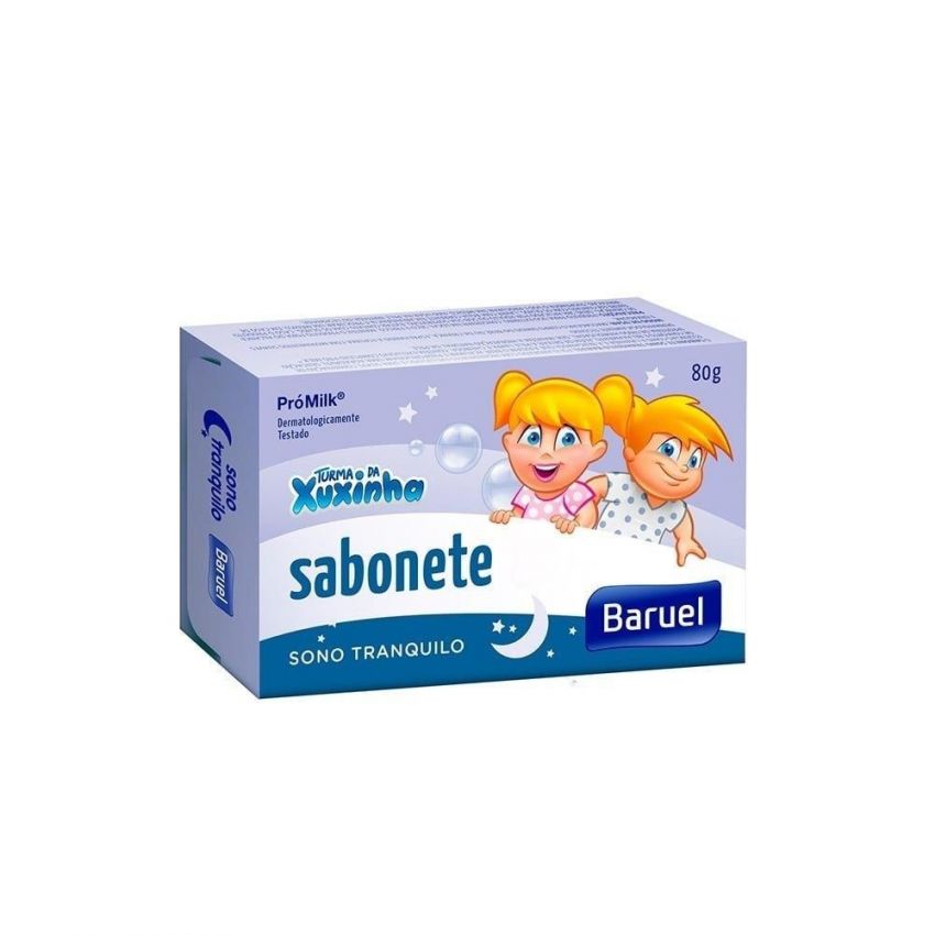 SABNETE EM BARRA BARUEL XUXINHA SONO TRANQUILO 80G