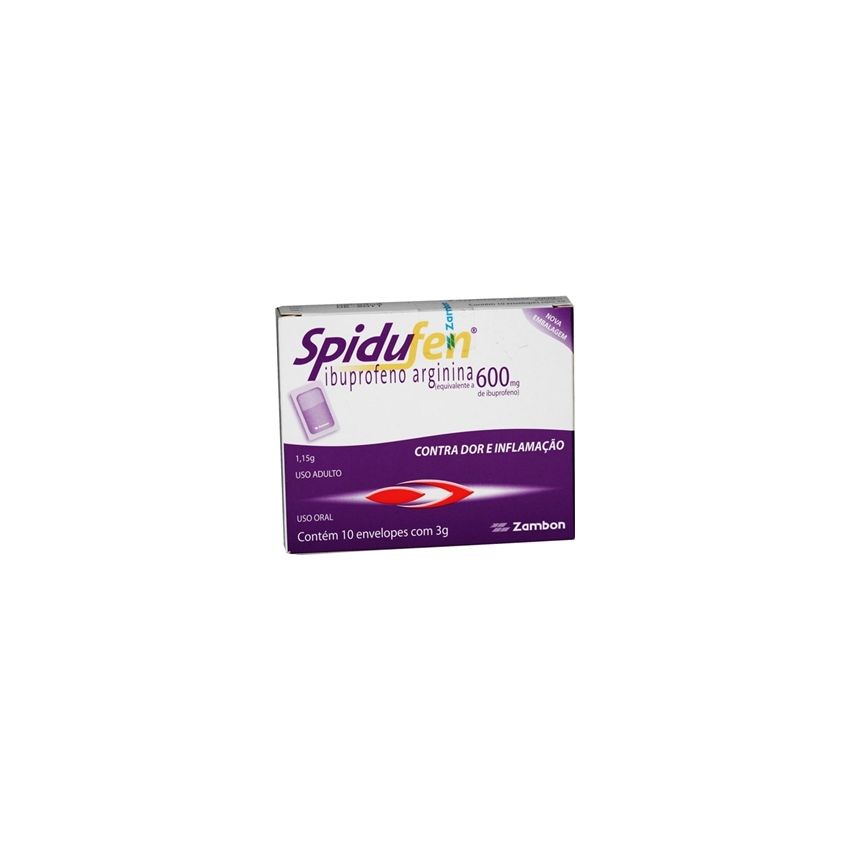 SPIDUFEN 600MG COM 10 ENVELOPES-ZAMBON-
