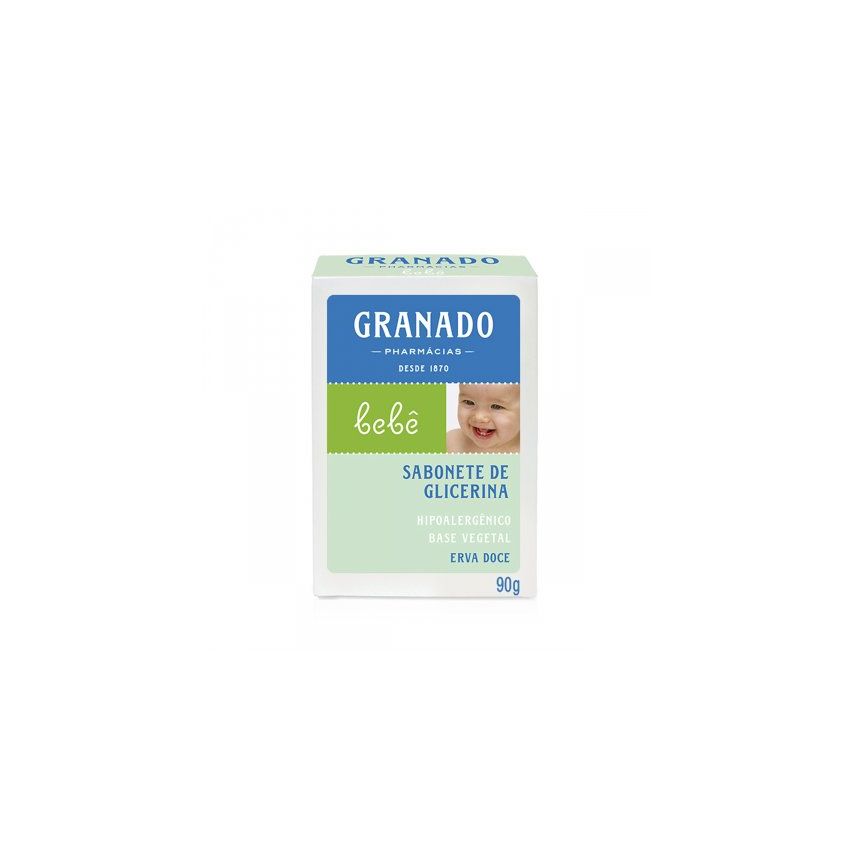 SABONETE GRANADO GLICERINA ERVA DOCE BEBE 90GRAMAS