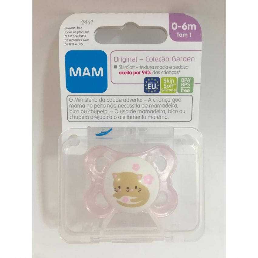 CHUPETA MAM ORIGINAL TRENDS 0-6 MESES ROSA 